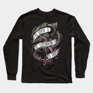 my weapon is the continuation of my hand! Viking life (by Alexey Kotolevskiy) Long Sleeve T-Shirt